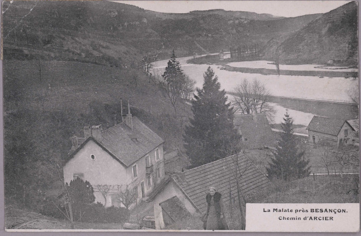 Besançon - La Malate près de Besançon. Chemin d'Arcier [image fixe] , 1904/1923