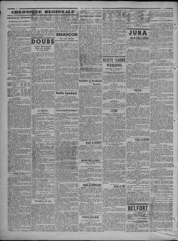 02/10/1939 - Le petit comtois [Texte imprimé] : journal républicain démocratique quotidien