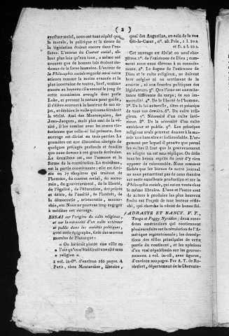 20/11/1797 - Le Nouvelliste littéraire [Texte imprimé]
