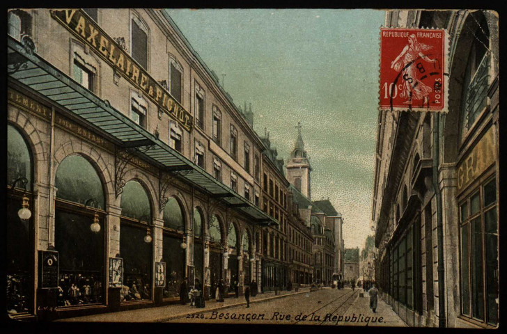 - Besançon - Rue de la République [image fixe] , Paris : Aqua Photo, 1904-1908