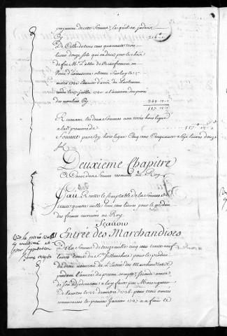 Comptes de la Ville de Besançon, recettes et dépenses, Compte de Ferdinand Pagot (1738)