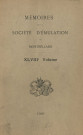 01/01/1925 - Mémoires de la Société d'émulation de Montbéliard [Texte imprimé]