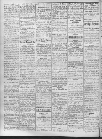 20/07/1908 - La Dépêche républicaine de Franche-Comté [Texte imprimé]
