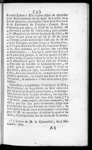Arrêté du Parlement de Normandie du...3 décembre 1760