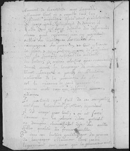 Ms Baverel 60 - Notes de bibliographie franc-comtoise, par le P. Dunand, Vernier d'Usier et l'abbé J.-P. Baverel