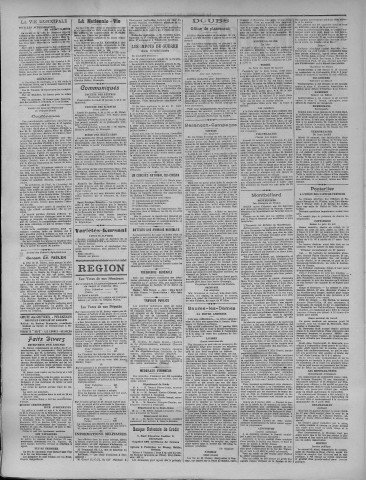 30/01/1922 - La Dépêche républicaine de Franche-Comté [Texte imprimé]