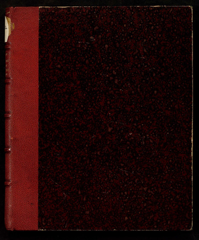 Ms 1858 - Inventaire sommaire des archives des hospices civils réunis de la Ville de Besançon : l'Aumône générale et ses annexes (tome III). Notes d'Auguste Castan (1833-1892)