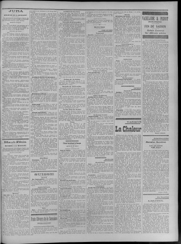30/07/1911 - La Dépêche républicaine de Franche-Comté [Texte imprimé]
