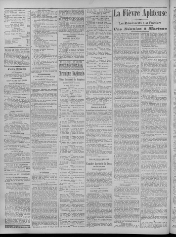27/07/1911 - La Dépêche républicaine de Franche-Comté [Texte imprimé]