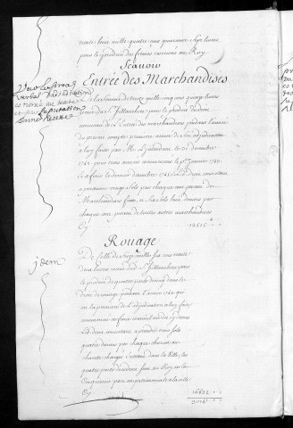 Comptes de la Ville de Besançon, recettes et dépenses, Compte de Ferdinand Pagot (1743)