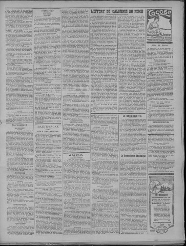 03/02/1923 - La Dépêche républicaine de Franche-Comté [Texte imprimé]