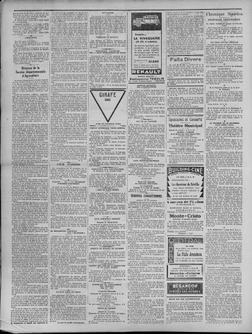 21/11/1931 - La Dépêche républicaine de Franche-Comté [Texte imprimé]