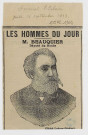 Les Hommes du jour, M. Beauquier, Député du Doubs [estampe] / Ladrey-Disdéri  ; Journal L'Eclair, jeudi 14 septembre 1893 , [S. l.] : Ladrey-Disdéri, 1893