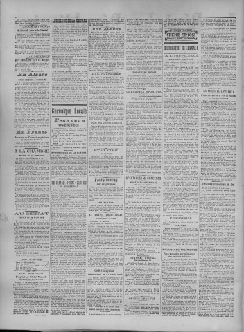11/03/1916 - La Dépêche républicaine de Franche-Comté [Texte imprimé]