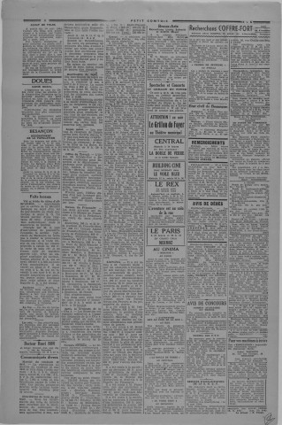 11/05/1944 - Le petit comtois [Texte imprimé] : journal républicain démocratique quotidien