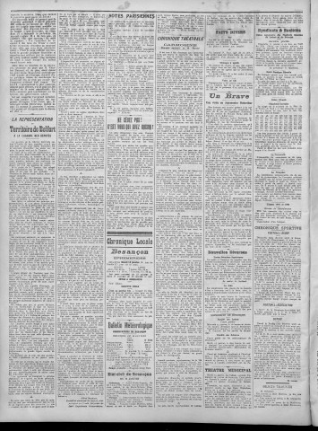 13/01/1914 - La Dépêche républicaine de Franche-Comté [Texte imprimé]