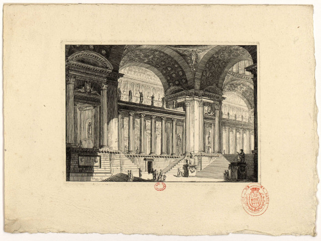 Monument classique, vu de l'intérieur [image fixe] / Radel à Paris 1767 , 1767