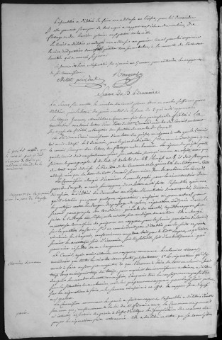 Registre des délibérations du Conseil municipal, avec table alphabétique, du 1er brumaire an IX (23 octobre 1800) au 21 juillet 1807