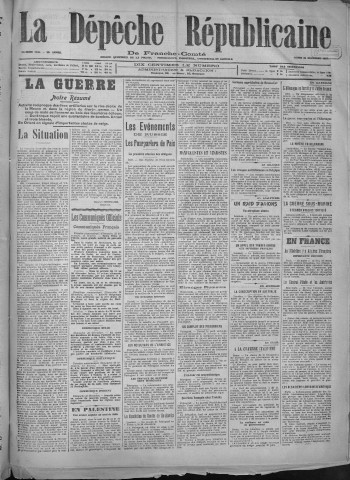 24/12/1917 - La Dépêche républicaine de Franche-Comté [Texte imprimé]