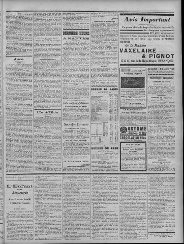 20/03/1907 - La Dépêche républicaine de Franche-Comté [Texte imprimé]