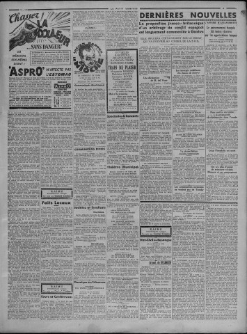 11/12/1936 - Le petit comtois [Texte imprimé] : journal républicain démocratique quotidien