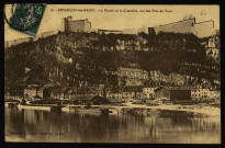 Besançon-les-Bains. - Le Doubs et la Citadelle, vus des Prés de Vaux [image fixe] , 1904/1911
