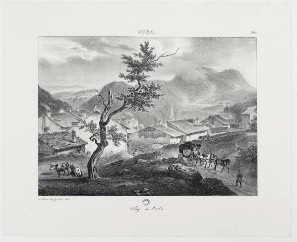 Village de Morbier [estampe] : Jura / Ed. Hostein delt, figes par Vor Adam , [S.l.] : [s.n.], [1800-1899]