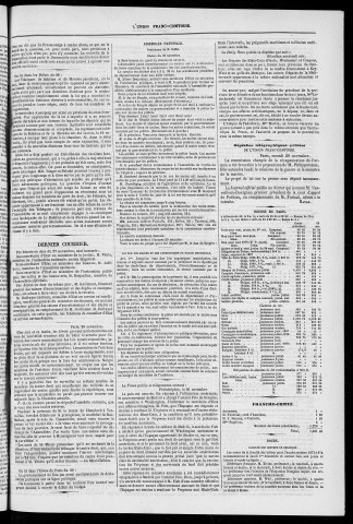 29/11/1873 - L'Union franc-comtoise [Texte imprimé]