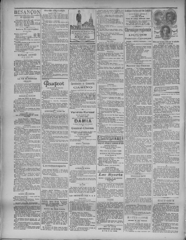 30/04/1925 - La Dépêche républicaine de Franche-Comté [Texte imprimé]