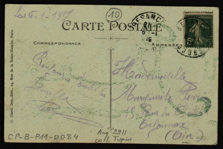 Un baiser de Besançon [image fixe] , Paris : G. Harel, imp.-édit, 23, rue de la Reine-Blanche, 1904/1912