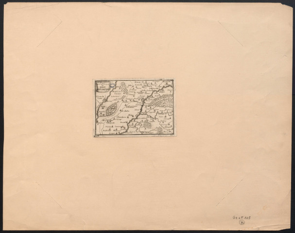 Carte du gouvernement de Dole. R.D. f. [grav] par A. D. Perelle. Echelle de 5 quarts de l. [Document cartographique]