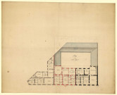 Hôtel de Chastenoye, 122 rue du faubourg Saint-Honoré, Paris. Plan du 2e étage / Pierre-Adrien Pâris , [S.l.] : [P.-A. Pâris], [1771 ?]