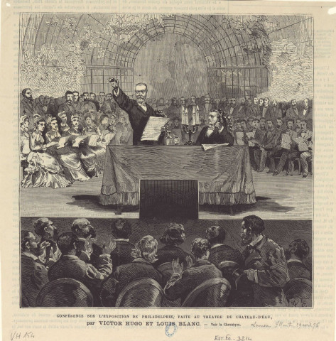 Conférence sur l'Exposition de Philadelphie [image fixe] / A. F. , Paris, 1876