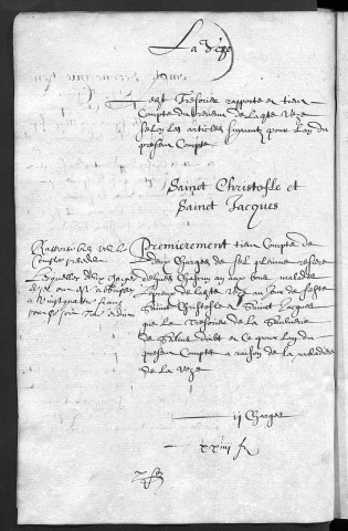 Comptes de la Ville de Besançon, recettes et dépenses, Compte de François Morel (1er juin 1648 - 31 mai 1649)
