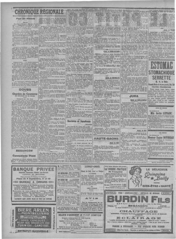 26/10/1914 - Le petit comtois [Texte imprimé] : journal républicain démocratique quotidien