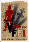 Vive les FFI de la région de Toulouse, affiche