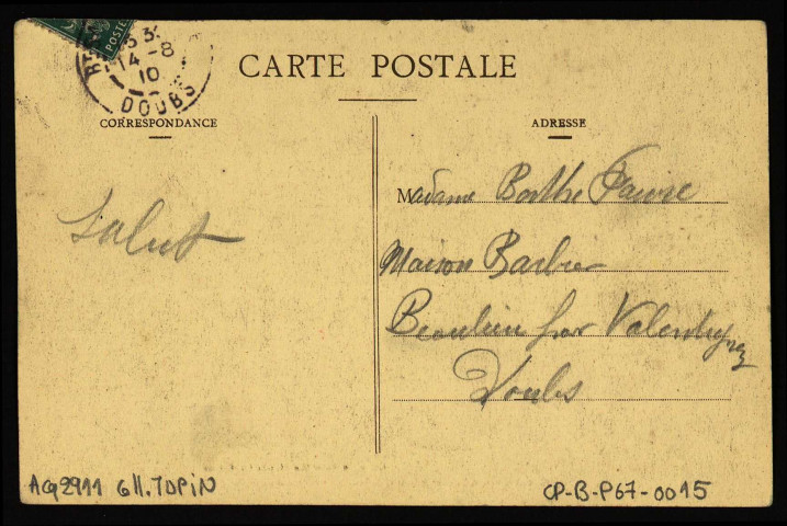 Besançon - Besançon-Les-Bains - Moulin St-Paul [image fixe] , Besançon : " Collection artistique - Cliché Ch. Leroux ", 1904/1910