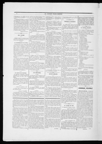 14/09/1884 - Le Paysan franc-comtois : 1884-1887
