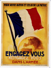 Pour votre avenir et celui de la patrie : Engagez-vous, rengagez-vous dans l'armée, affiche