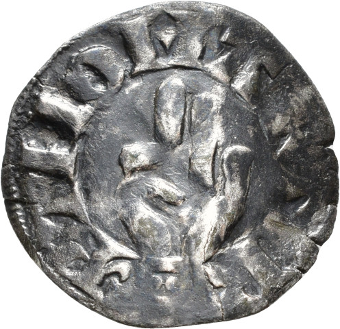 874.1.13 - pièce de monnaie ; denier estevenant