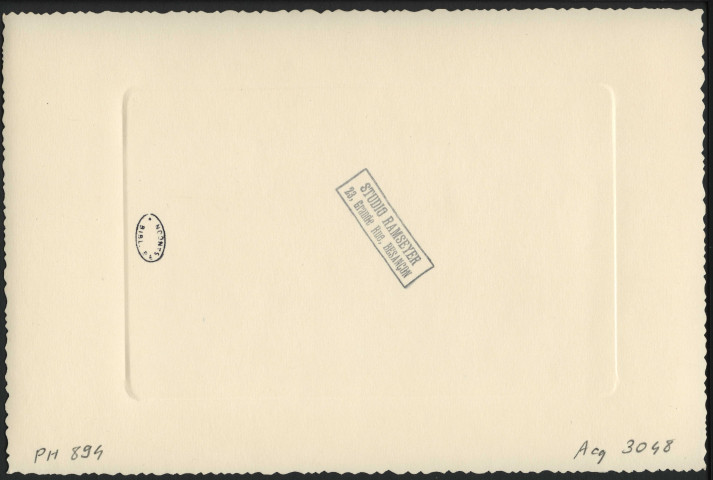 RAMSEYER (studio). Militaire, 5e régiment d'artillerie, Besançon, en buste