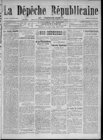03/02/1914 - La Dépêche républicaine de Franche-Comté [Texte imprimé]