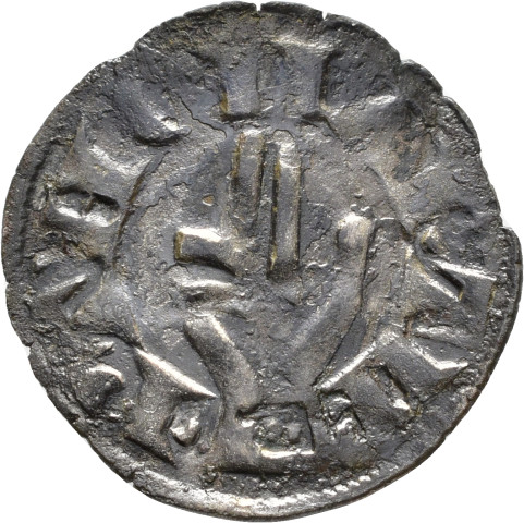 874.1.36 - pièce de monnaie ; denier estevenant