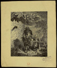 Vagabond unijambiste accompagné d'une petit fille , [Besançon], [1850-1890]