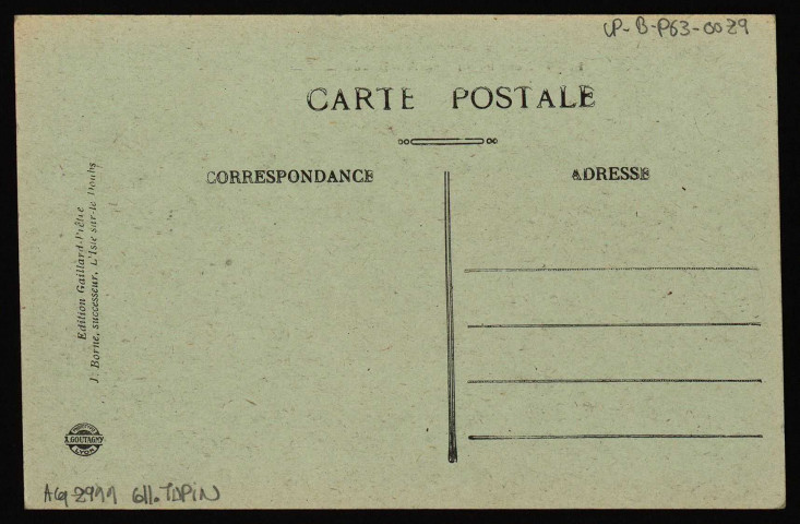 Besançon - Besançon- L'Archevêché [image fixe] , Besançon : Edition Gaillard-Prêtre, J. Borne, successeur, Isle-sur-le-Doubs, 1912/1920
