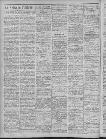 14/11/1909 - La Dépêche républicaine de Franche-Comté [Texte imprimé]