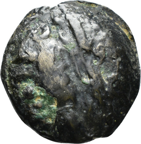 A.GX.10 - pièce de monnaie ; potin