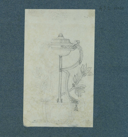 [Elément décoratif pour l'appartement des Tuileries ?] / Pierre-Adrien Pâris , [S.l.] : [P.-A. Pâris], [1700-1800]