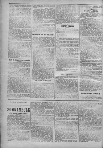 09/01/1890 - La Franche-Comté : journal politique de la région de l'Est