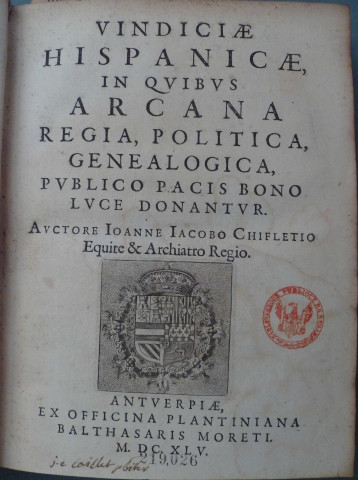 J. J. Chifletti vindiciae hispanicae